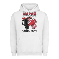 Pigment Lunar Rock hot mess always stressed cheer mom Urban Hoodie - MaliasSmallBusiness