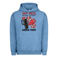 Pigment Pebble Blue hot mess always stressed cheer mom Urban Hoodie - MaliasSmallBusiness