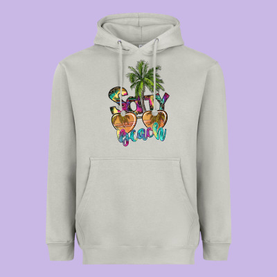 Salty Beach Heavyweight Hoodie Designed By Sublimationcraftshop