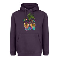 Plum salty beach Heavyweight Hoodie - SublimationCraftShop