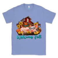 Colony Blue Welcome fall pigs Classic Tee - RanaPortraitStore