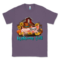 Lavender Welcome fall pigs Classic Tee - RanaPortraitStore