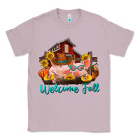 Lilac Welcome fall pigs Classic Tee - RanaPortraitStore