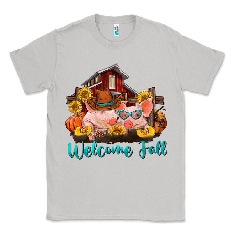 Welcome Fall Pigs Classic Tee by RanaPortraitStore | Teevron