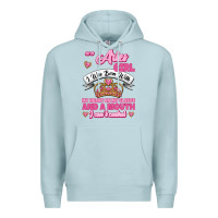 Blue Mist As A Aries Girl I Was Born With My Heart On My Sleeve And A Mouth Premium Hoodie - Jasminsmagicworld