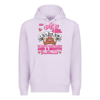 Lilac As A Aries Girl I Was Born With My Heart On My Sleeve And A Mouth Premium Hoodie - Jasminsmagicworld