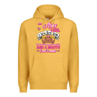 Mustard As A Aries Girl I Was Born With My Heart On My Sleeve And A Mouth Premium Hoodie - Jasminsmagicworld