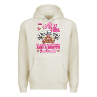 Oatmeal Heather As A Aries Girl I Was Born With My Heart On My Sleeve And A Mouth Premium Hoodie - Jasminsmagicworld