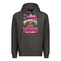 Smoke As A Aries Girl I Was Born With My Heart On My Sleeve And A Mouth Premium Hoodie - Jasminsmagicworld