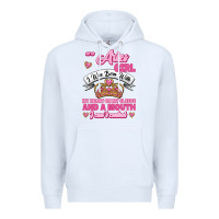 White As A Aries Girl I Was Born With My Heart On My Sleeve And A Mouth Premium Hoodie - Jasminsmagicworld