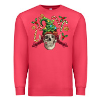 Cardinal elf skull Premium Sweatshirt - FaDigitalArtStudio