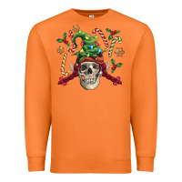Carrot elf skull Premium Sweatshirt - FaDigitalArtStudio