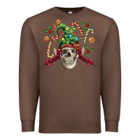 Chestnut elf skull Premium Sweatshirt - FaDigitalArtStudio