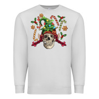 Dove Grey elf skull Premium Sweatshirt - FaDigitalArtStudio