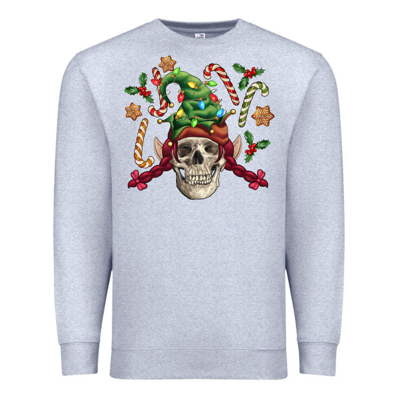 Elf Skull Premium Sweatshirt by FaDigitalArtStudio | Teevron