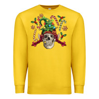 Lemon elf skull Premium Sweatshirt - FaDigitalArtStudio