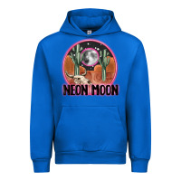 Cobalt neon moon Urban Hoodie - MaliasSmallBusiness