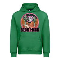 Emerald neon moon Urban Hoodie - MaliasSmallBusiness