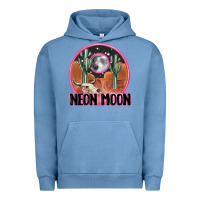 Pigment Pebble Blue neon moon Urban Hoodie - MaliasSmallBusiness