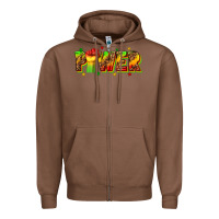 Chestnut power juneteenth Zipper Hoodie - texasbilliewilder