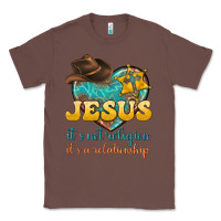 Chestnut jesus it s not religion it s a relationship Classic Tee - texasbilliewilder