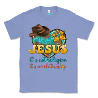 Colony Blue jesus it s not religion it s a relationship Classic Tee - texasbilliewilder