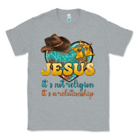 Heather Grey jesus it s not religion it s a relationship Classic Tee - texasbilliewilder