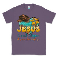 Lavender jesus it s not religion it s a relationship Classic Tee - texasbilliewilder