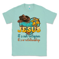 Seafoam jesus it s not religion it s a relationship Classic Tee - texasbilliewilder