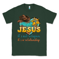 Sports Green jesus it s not religion it s a relationship Classic Tee - texasbilliewilder