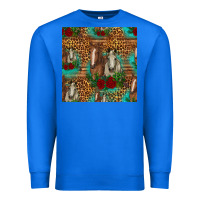 True Royal horses with roses seamless pattern Premium Sweatshirt - HRA Design Shop