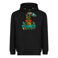 Black summer Heavyweight Hoodie - SublimationCraftShop