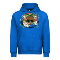 Cobalt st. patrick's day highland cow Urban Hoodie - MaliasSmallBusiness