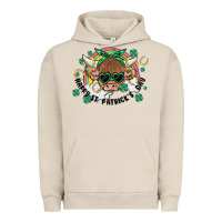 Pigment French Oak st. patrick's day highland cow Urban Hoodie - MaliasSmallBusiness