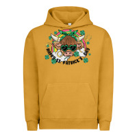 Pigment Peanut Butter st. patrick's day highland cow Urban Hoodie - MaliasSmallBusiness