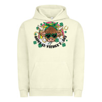 Pigment Pistachio st. patrick's day highland cow Urban Hoodie - MaliasSmallBusiness