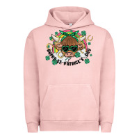 Pigment Salmon st. patrick's day highland cow Urban Hoodie - MaliasSmallBusiness