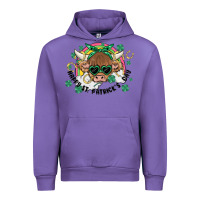 Tulip st. patrick's day highland cow Urban Hoodie - MaliasSmallBusiness
