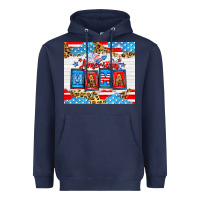 Navy American Mama 20oz tumbler Heavyweight Hoodie - Neo Western