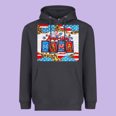 American Mama 20oz Tumbler Heavyweight Hoodie Designed By Neo Western
