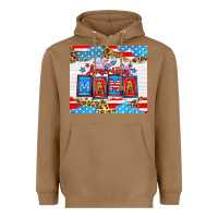 Toasted Coconut American Mama 20oz tumbler Heavyweight Hoodie - Neo Western
