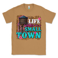 Toasted Coconut life is better in a small town Classic Tee - texasbilliewilder