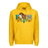 Lemon Western Farm Life Rooster Head Premium Hoodie - LillyAllenDesigns