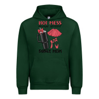 Forest Green hot mess always stressed dance mom Urban Hoodie - MaliasSmallBusiness