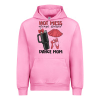 Fuchsia Pink hot mess always stressed dance mom Urban Hoodie - MaliasSmallBusiness