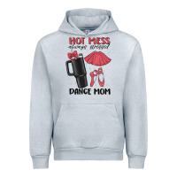 Heather Grey hot mess always stressed dance mom Urban Hoodie - MaliasSmallBusiness
