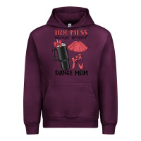Mauve Wine hot mess always stressed dance mom Urban Hoodie - MaliasSmallBusiness