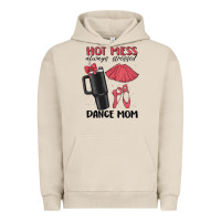 Pigment French Oak hot mess always stressed dance mom Urban Hoodie - MaliasSmallBusiness