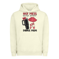 Pigment Pistachio hot mess always stressed dance mom Urban Hoodie - MaliasSmallBusiness