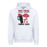 White hot mess always stressed dance mom Urban Hoodie - MaliasSmallBusiness